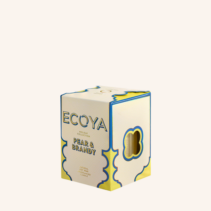 Holiday Pear & Brandy Goldie Candle | Ecoya