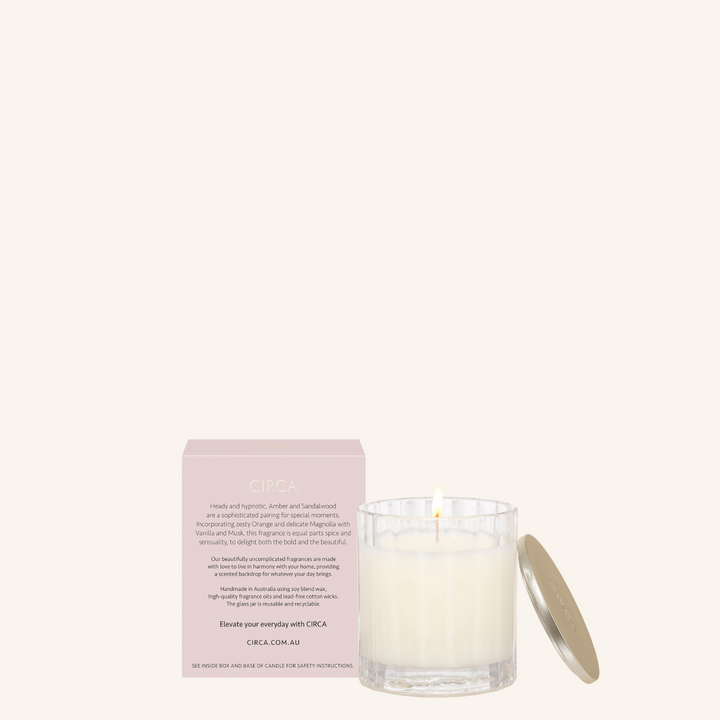 Amber & Sandalwood 60g Soy Candle | Circa