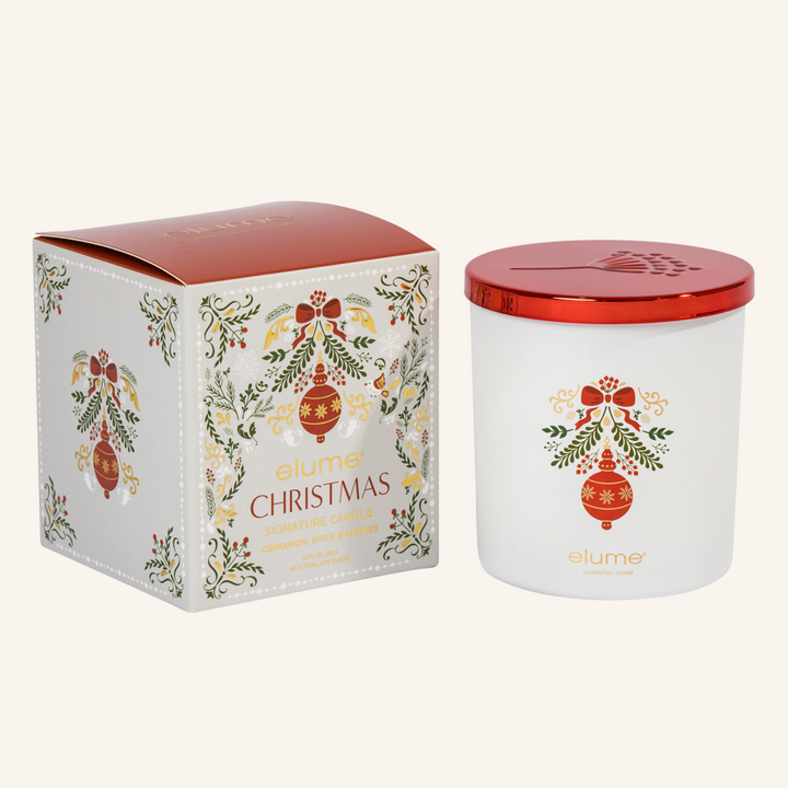 Christmas Cinnamon Spice & Berries Candle | Elume