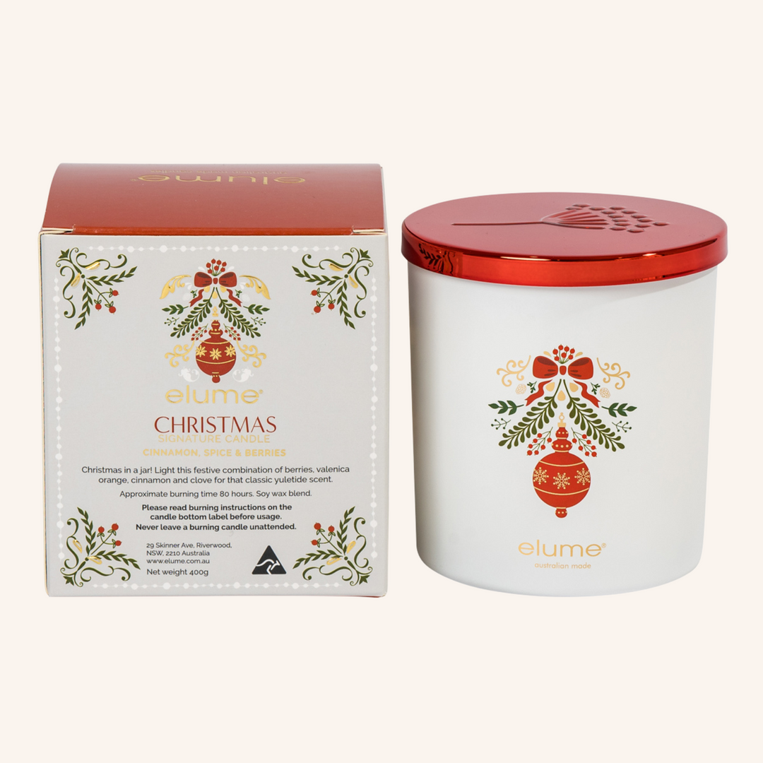 Christmas Cinnamon Spice & Berries Candle | Elume