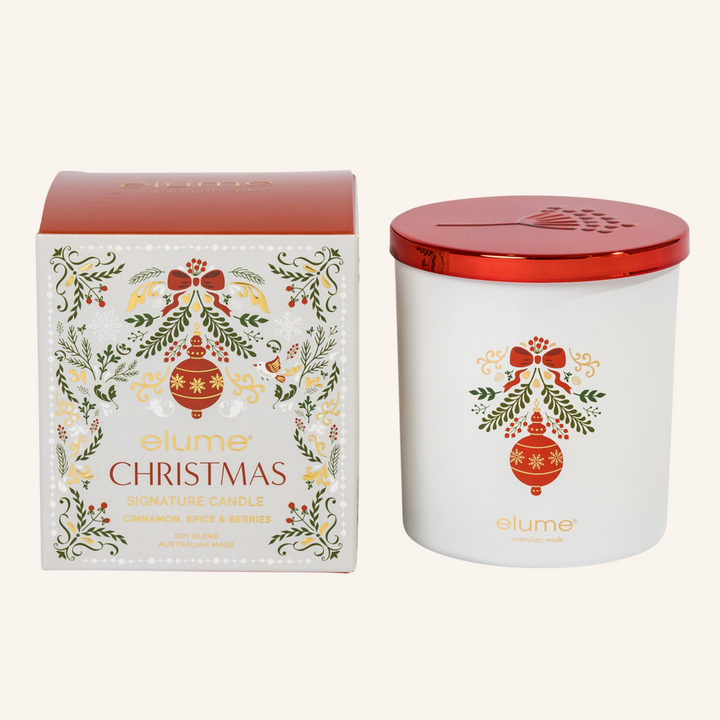 Christmas Cinnamon Spice & Berries Candle | Elume