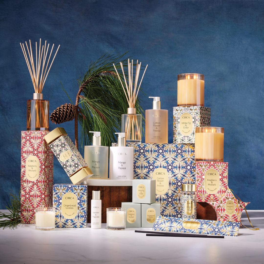 Raspberry & Rhubarb Christmas Reed Diffuser | Circa