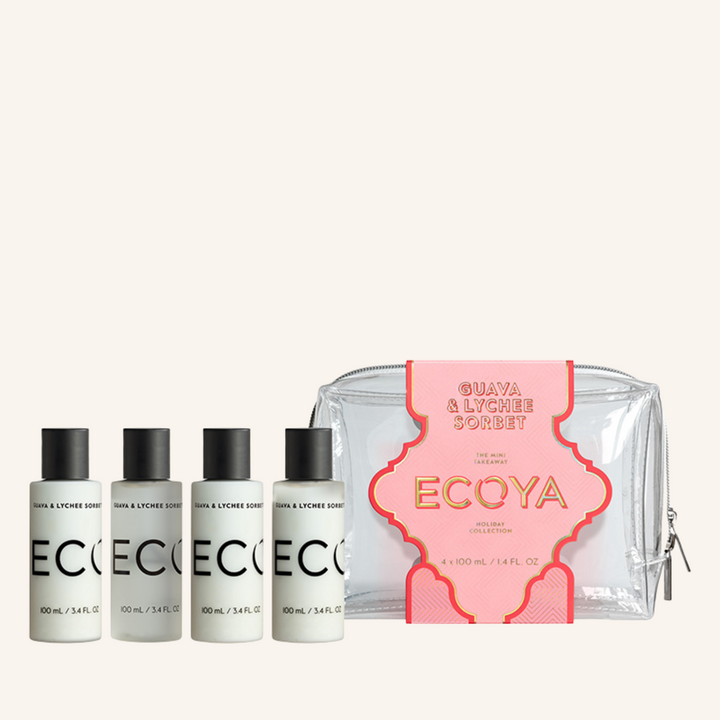 Holiday Mini Takeaway Set Guava & Lychee Sorbet | Ecoya